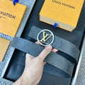 Louis Vuitton Gray Monogram Belt