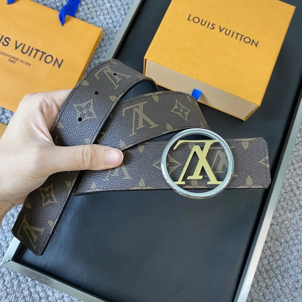 Louis Vuitton Monogram Brown Belt - Hình 2