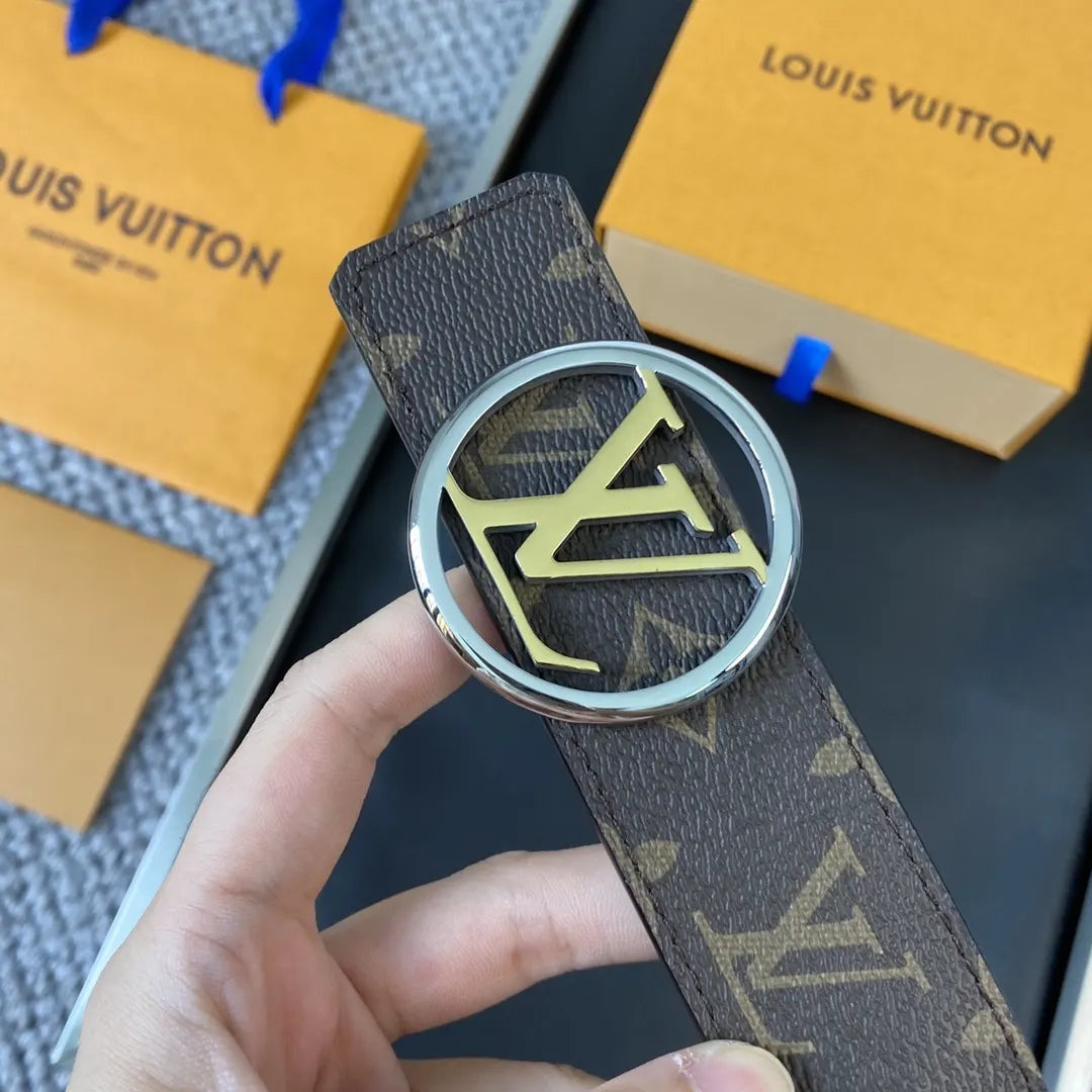Louis Vuitton Monogram Brown Belt - Hình 3