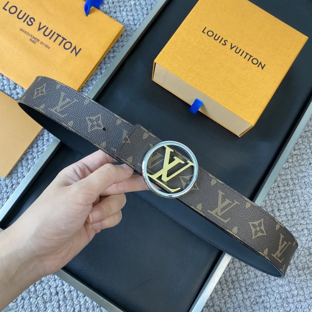 Louis Vuitton Monogram Brown Belt - Hình 5