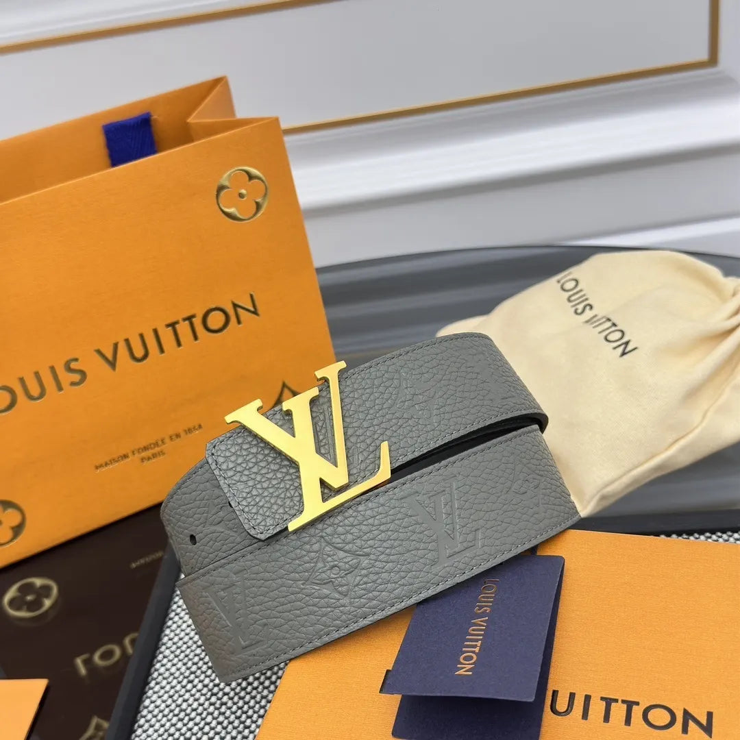 Louis Vuitton Gray Belt - Hình 2