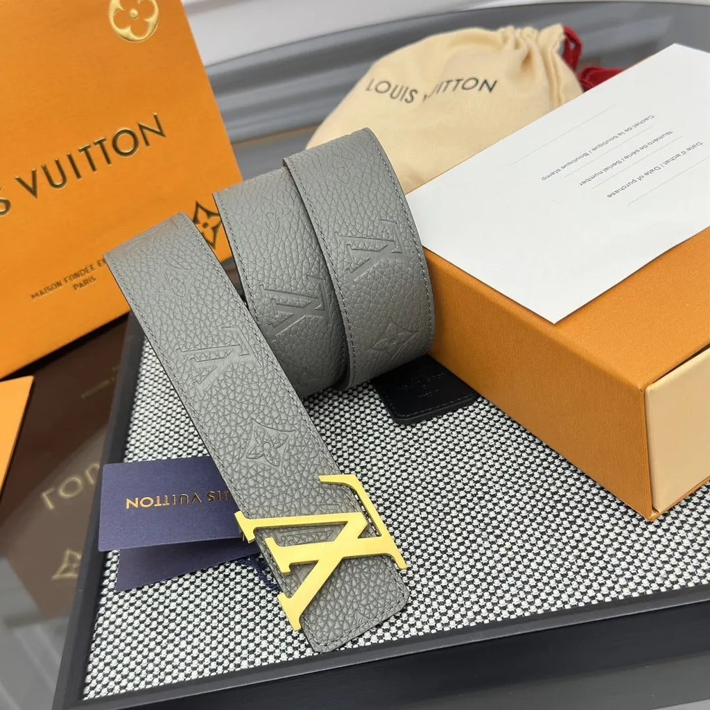 Louis Vuitton Gray Belt - Hình 3