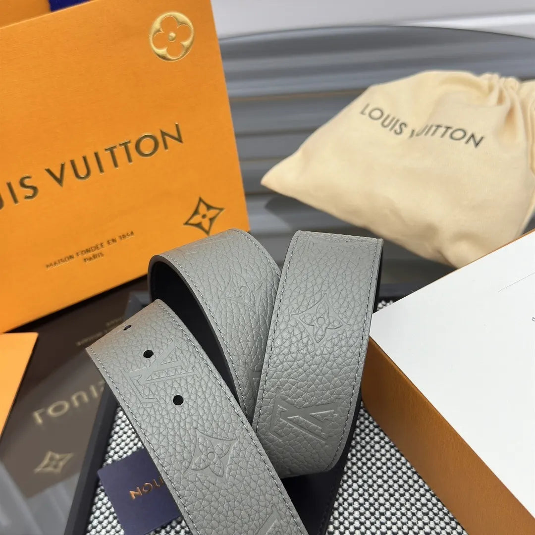 Louis Vuitton Gray Belt - Hình 4