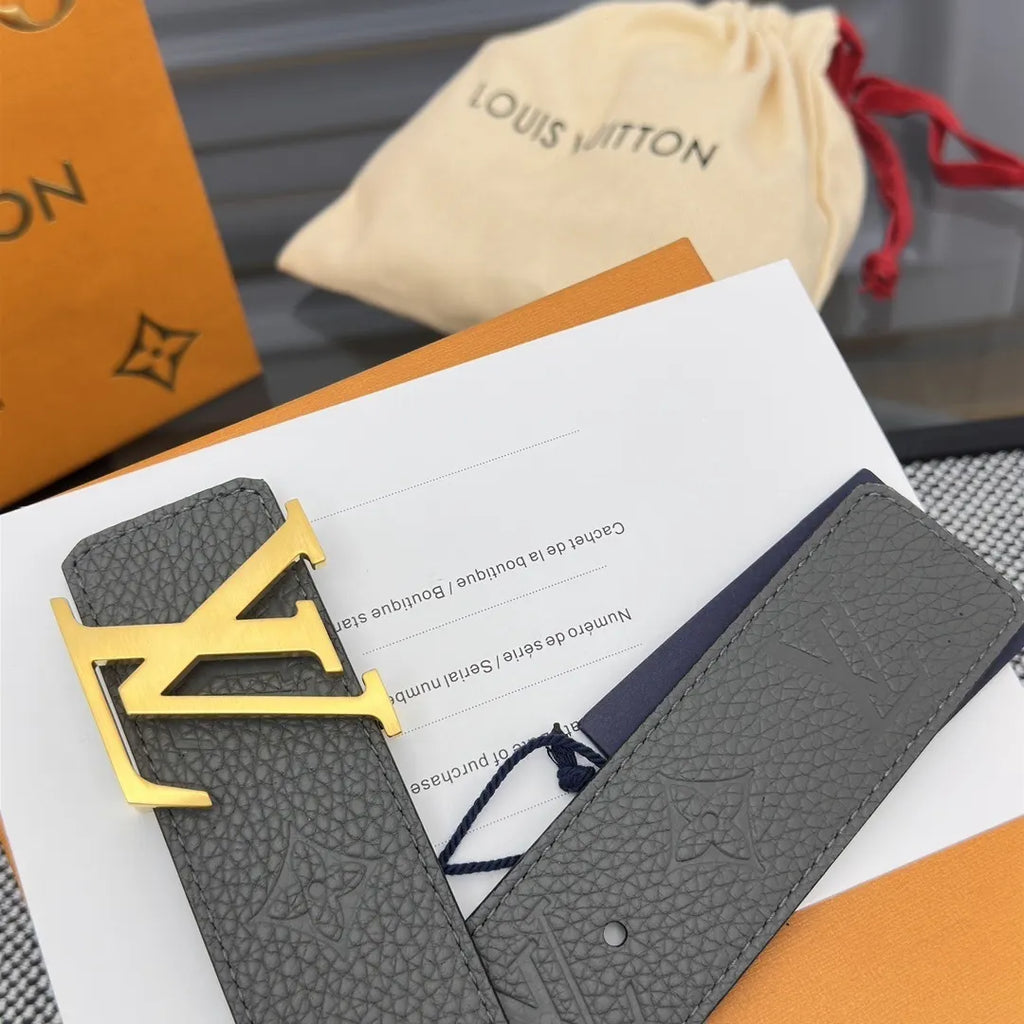 Louis Vuitton Gray Belt - Hình 5