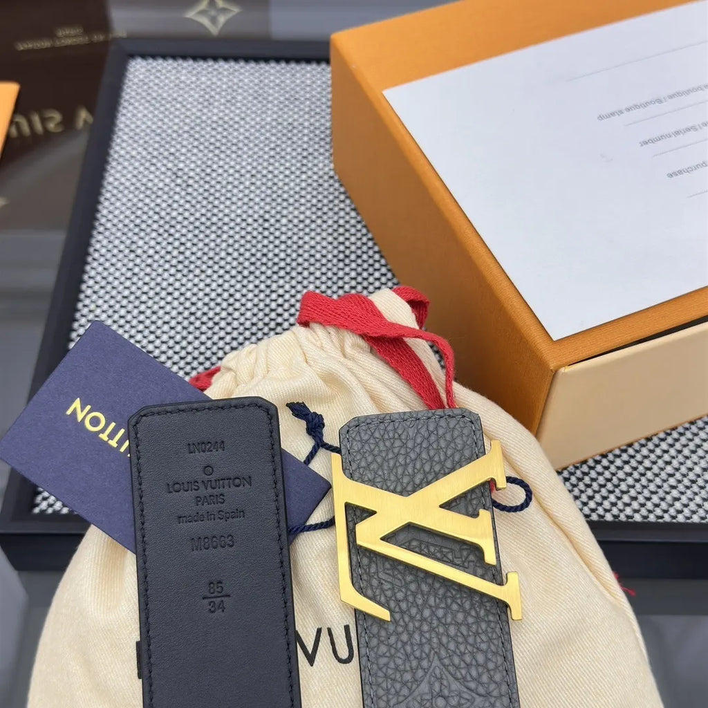 Louis Vuitton Gray Belt - Hình 6