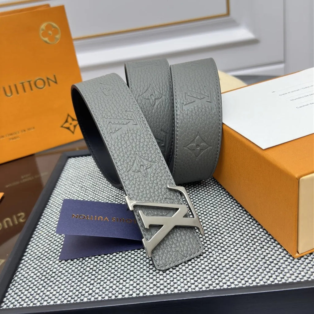 Louis Vuitton Gray Belt - Hình 2