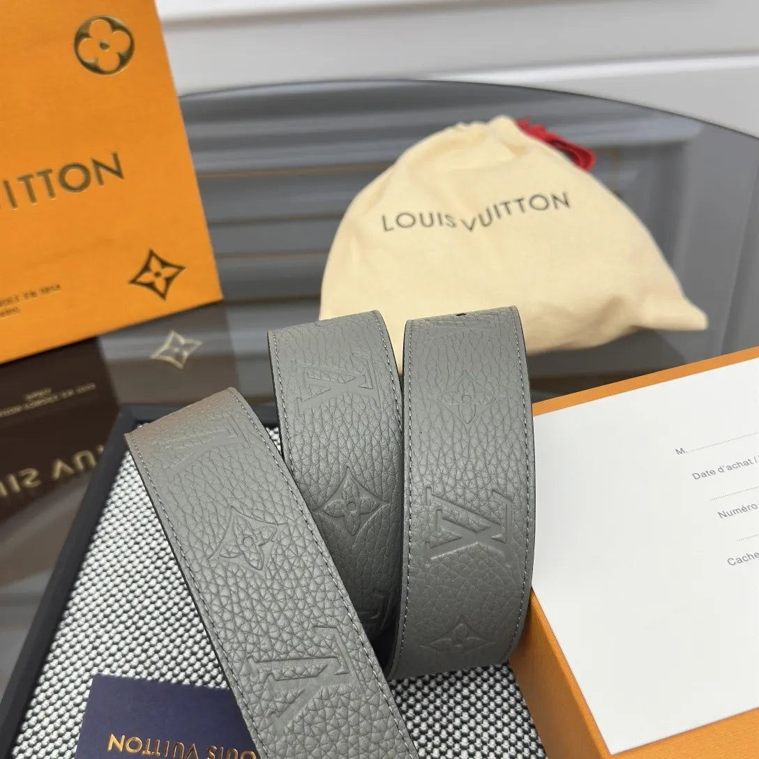 Louis Vuitton Gray Belt - Hình 3
