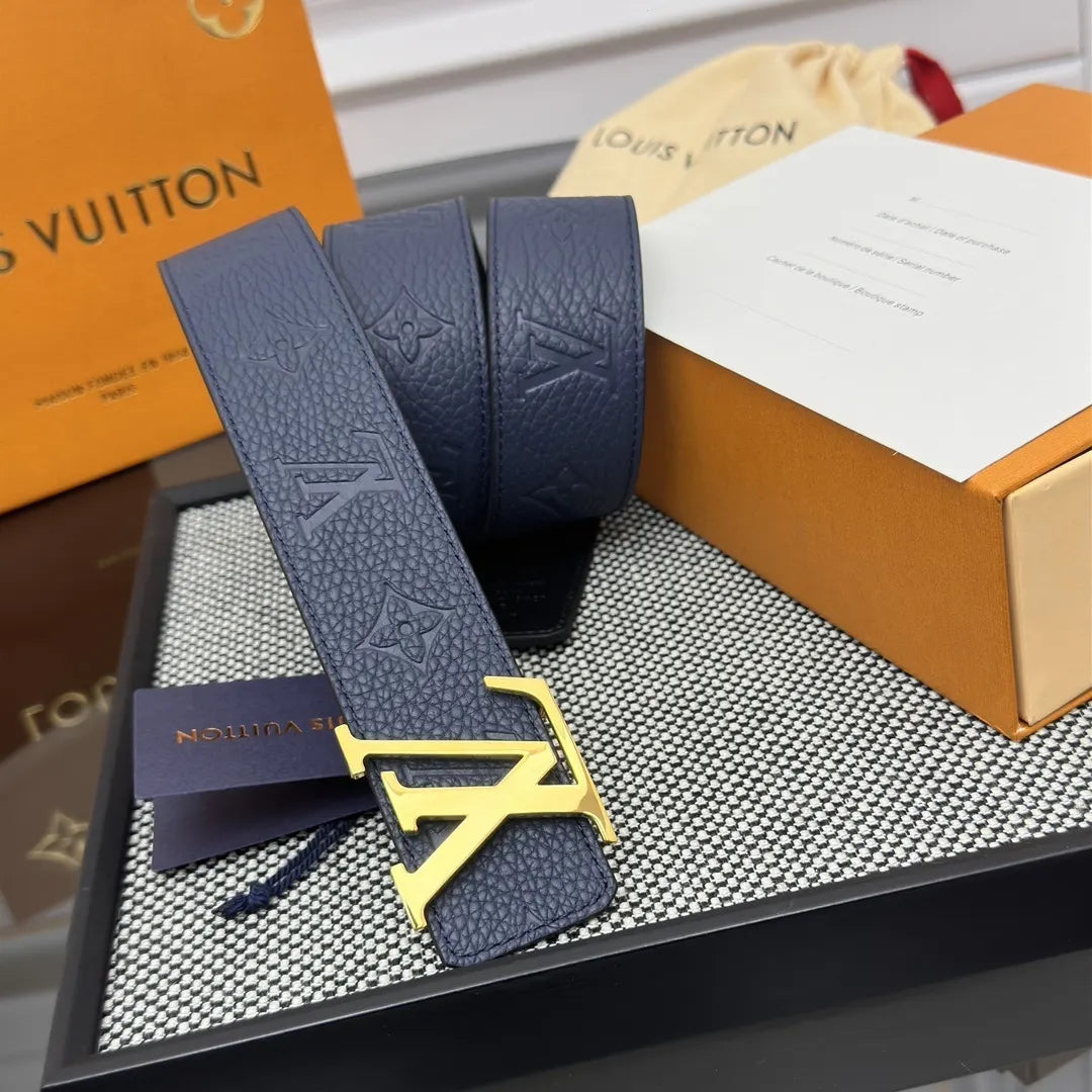 Louis Vuitton Navy Belt - Hình 3