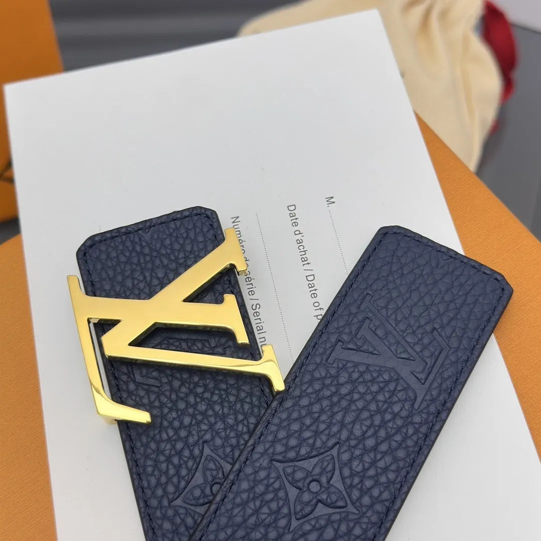 Louis Vuitton Navy Belt - Hình 5
