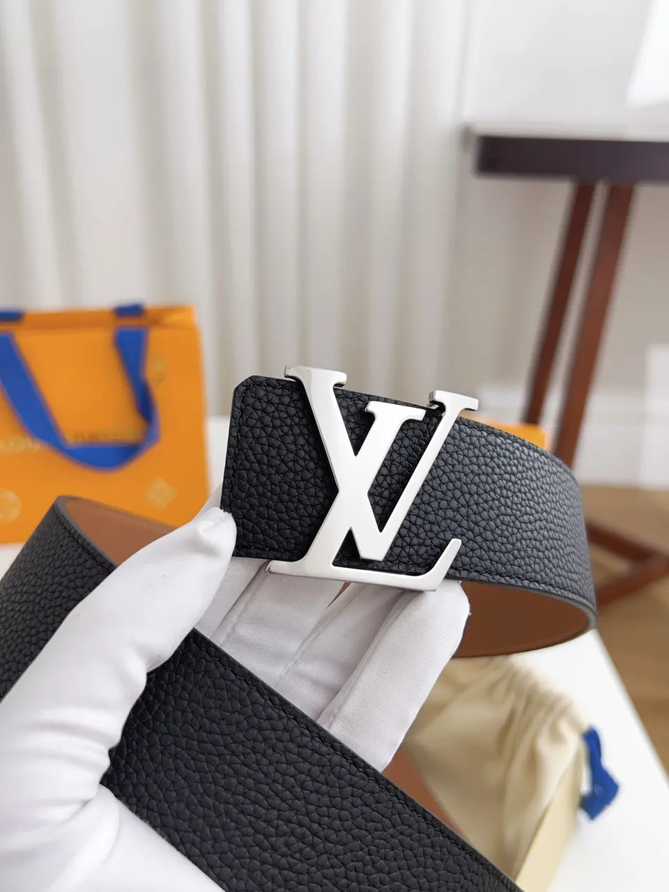 Louis Vuitton Black Belt - Hình 3