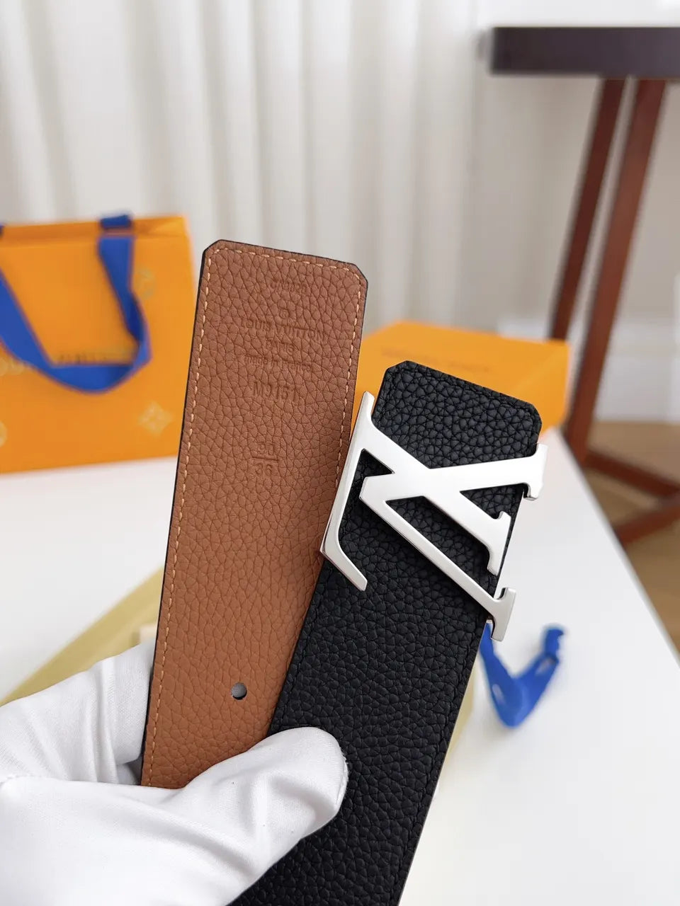 Louis Vuitton Black Belt - Hình 6
