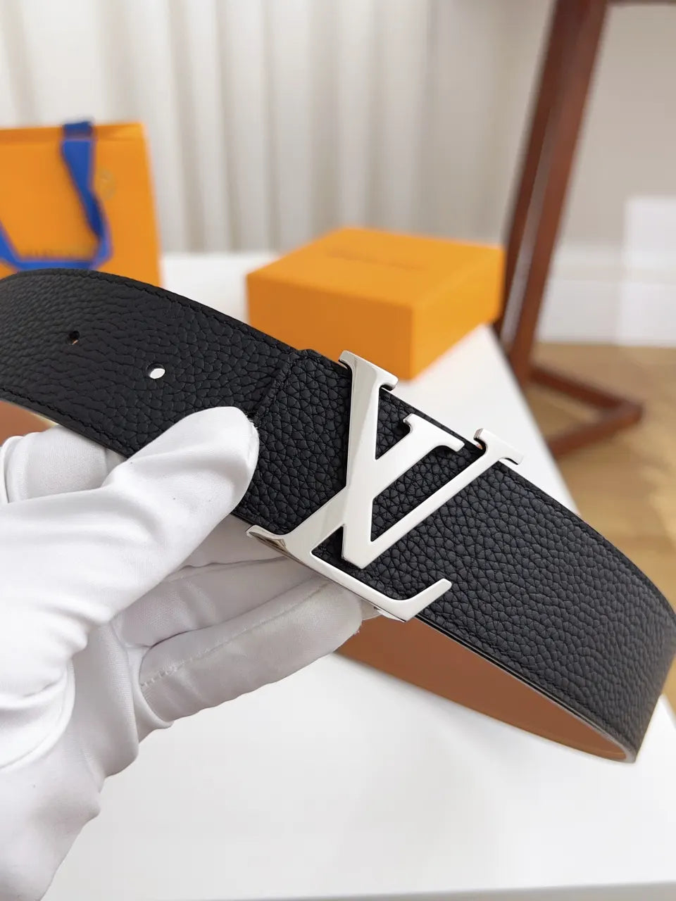 Louis Vuitton Black Belt - Hình 8