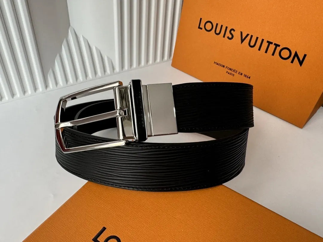 Louis Vuitton Black Epi Belt - Hình 3