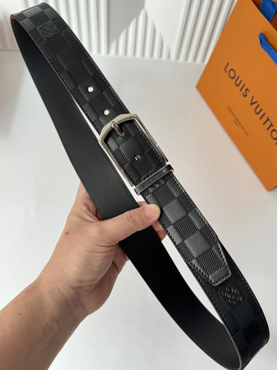 Louis Vuitton Damier Infini Black Belt - Hình 2