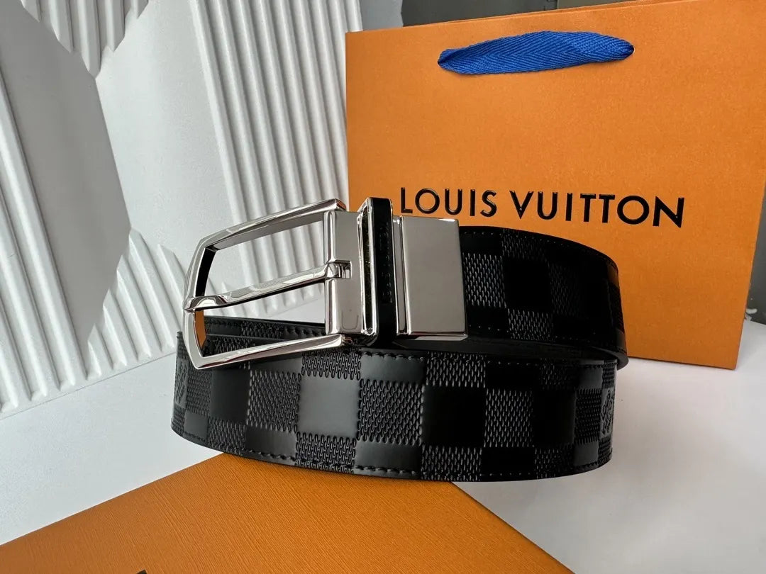 Louis Vuitton Damier Infini Black Belt - Hình 3