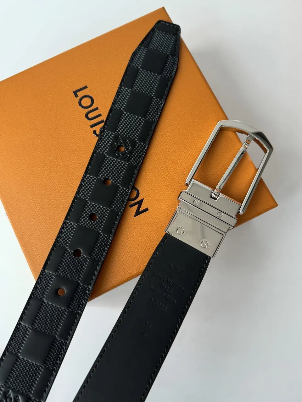 Louis Vuitton Damier Infini Black Belt - Hình 6