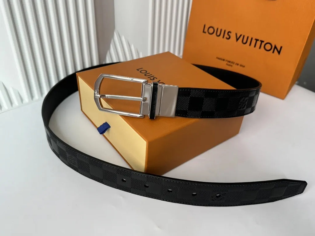 Louis Vuitton Damier Infini Black Belt - Hình 7