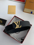 Louis Vuitton Black Leather Belt
