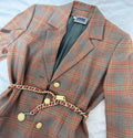 Les Copains Plaid Blazer