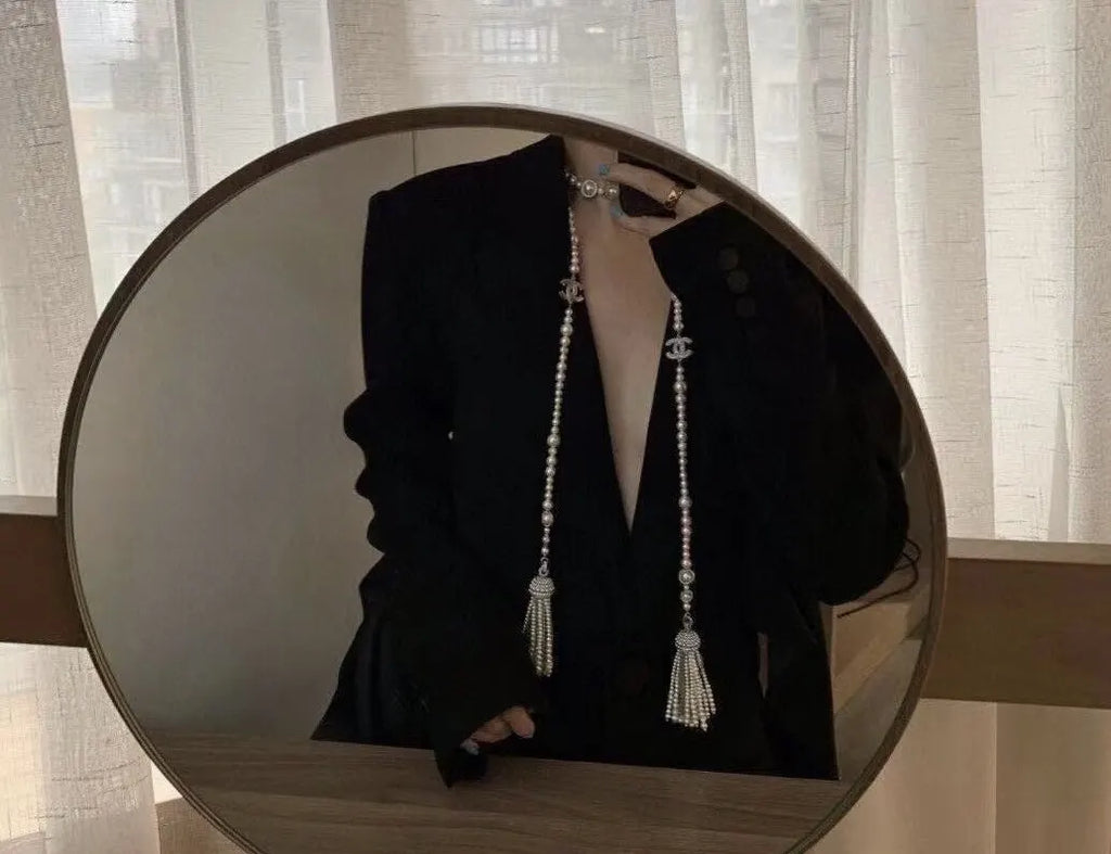 Chanel Pearl Tassel Belt