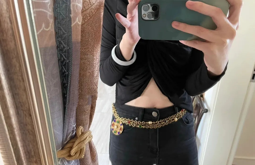 Vintage Gold Chain Belt