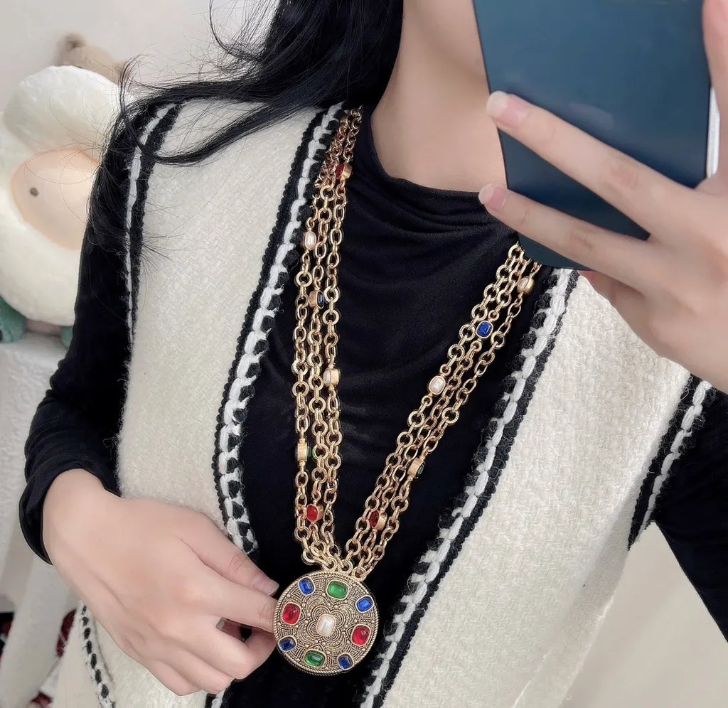 Vintage Gold Chain Belt - Hình 2