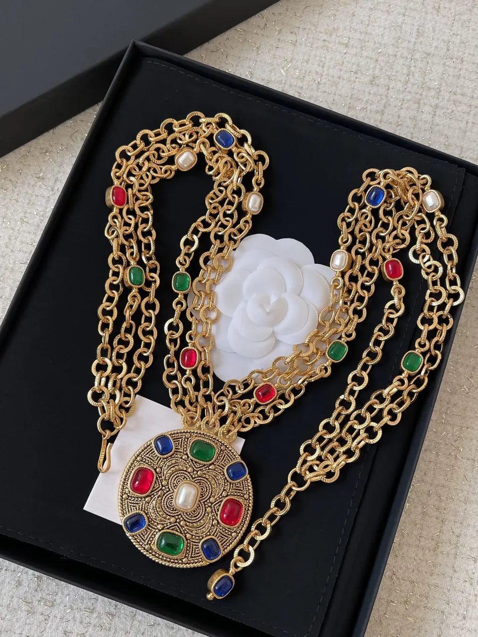 Vintage Gold Chain Belt - Hình 4