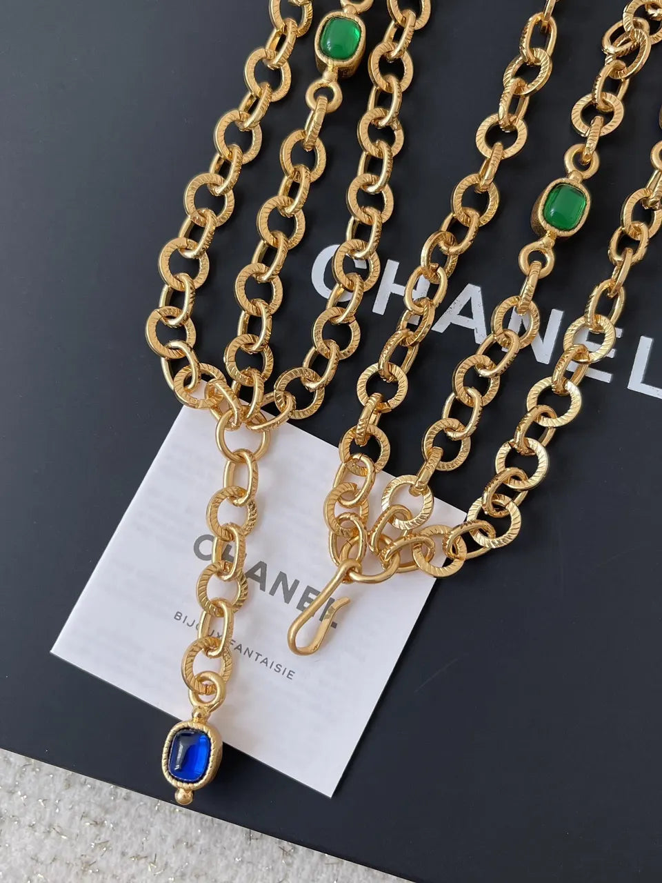 Vintage Gold Chain Belt - Hình 7