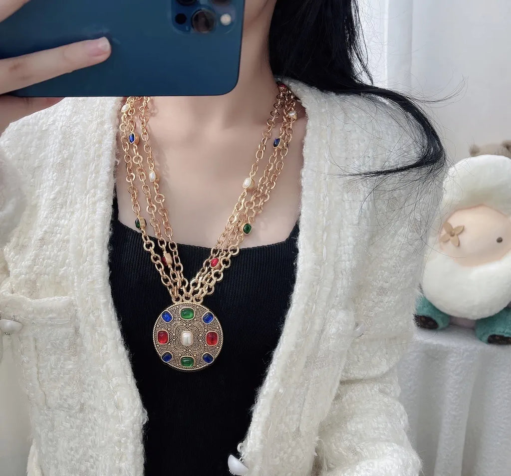 Vintage Gold Chain Belt - Hình 8