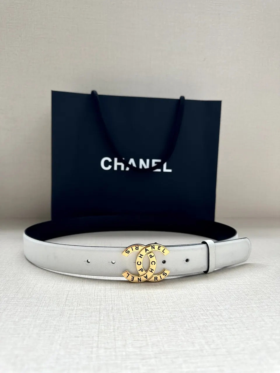 Chanel Reversible Leather Belt