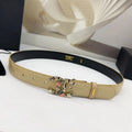 Chanel Beige Quilted Belt