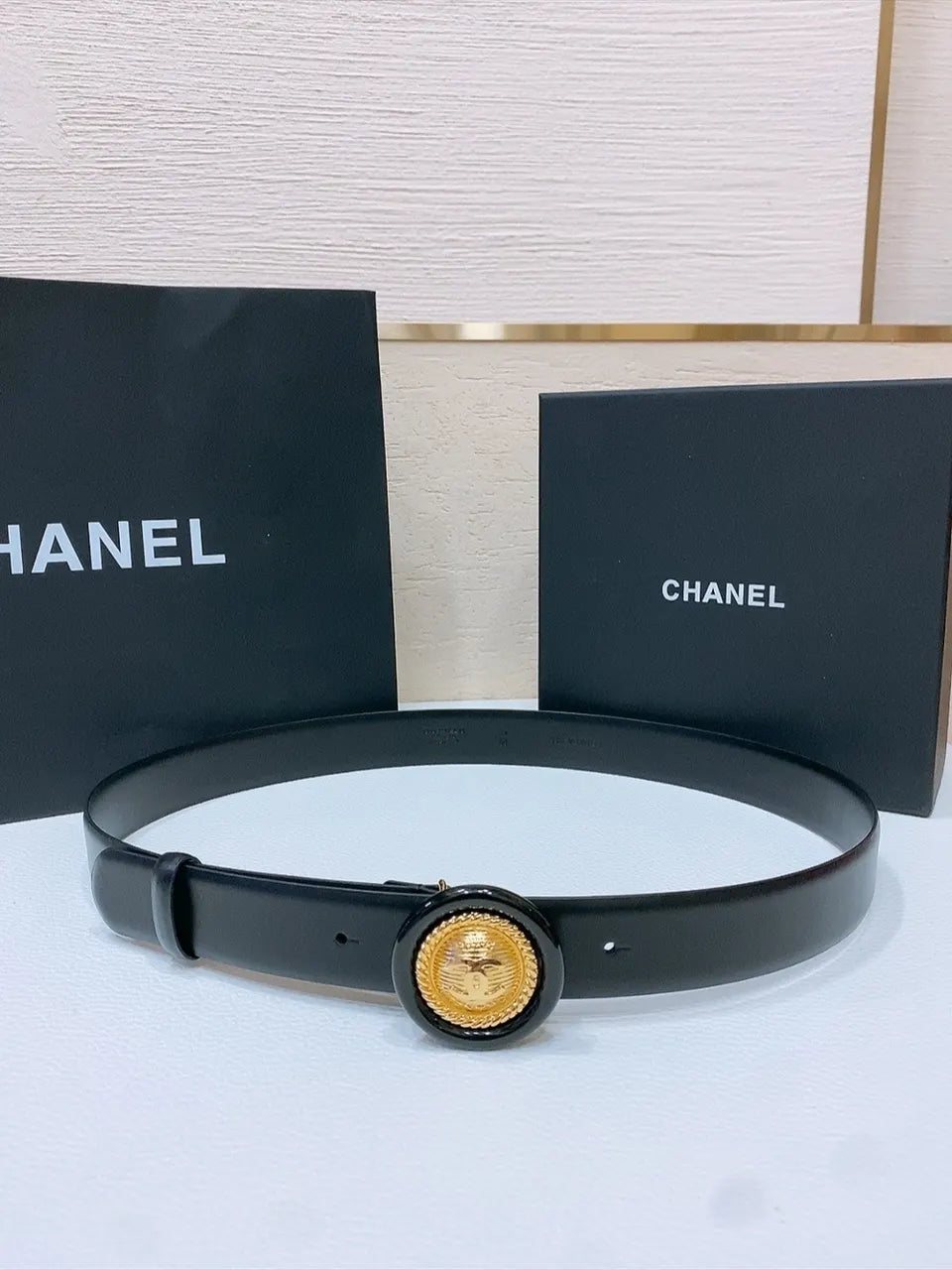 Chanel Medallion Buckle Belt