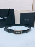 Chanel Quilted Black Belt