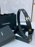 Chanel Gold CC Oval Belt