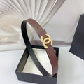 Chanel Brown Leather Belt