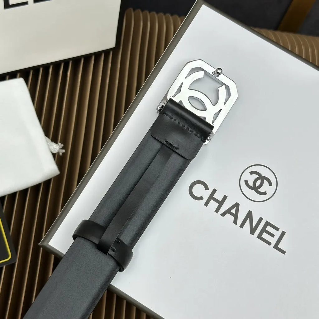 Chanel Rhinestone Square Belt - Hình 4