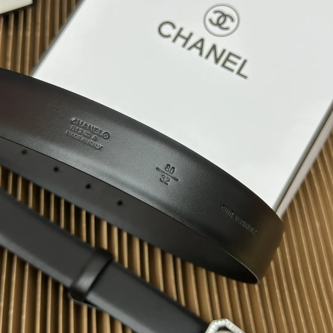 Chanel Rhinestone Square Belt - Hình 7