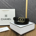 Chanel Chain CC Black Belt