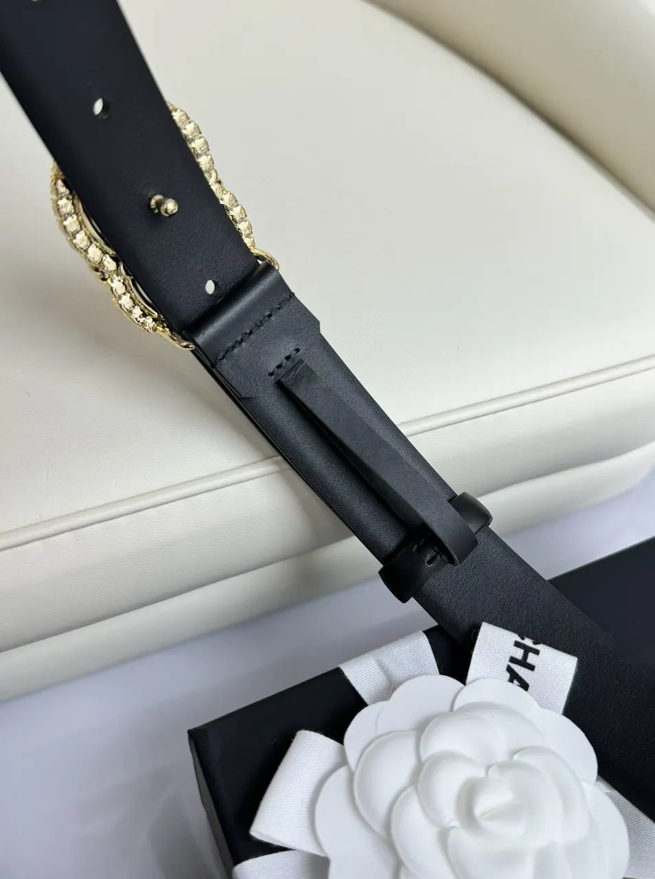 Chanel Rhinestone CC Belt - Hình 6