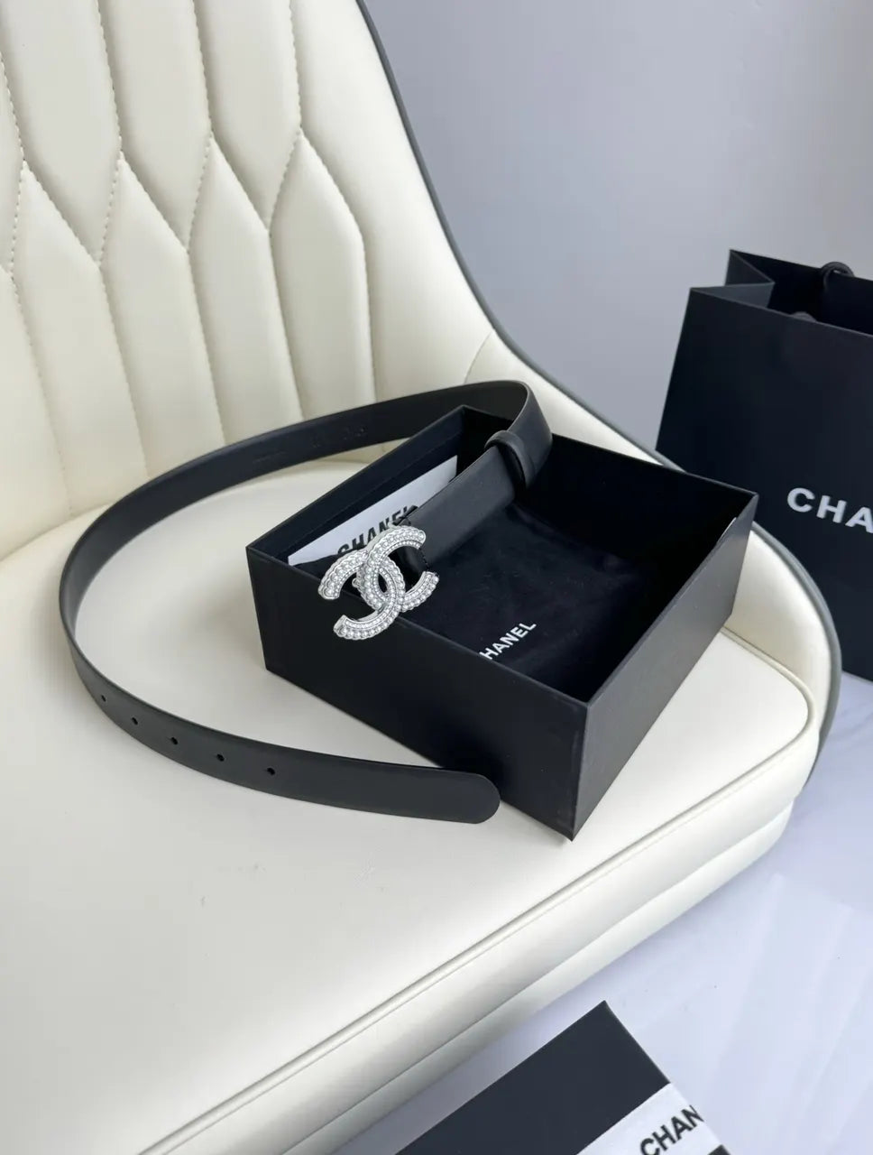 Chanel Crystal CC Belt - Hình 2