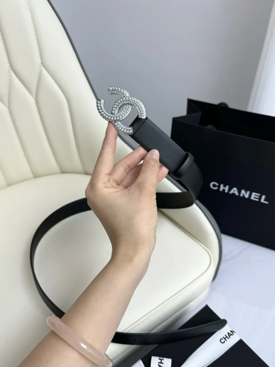 Chanel Crystal CC Belt - Hình 5