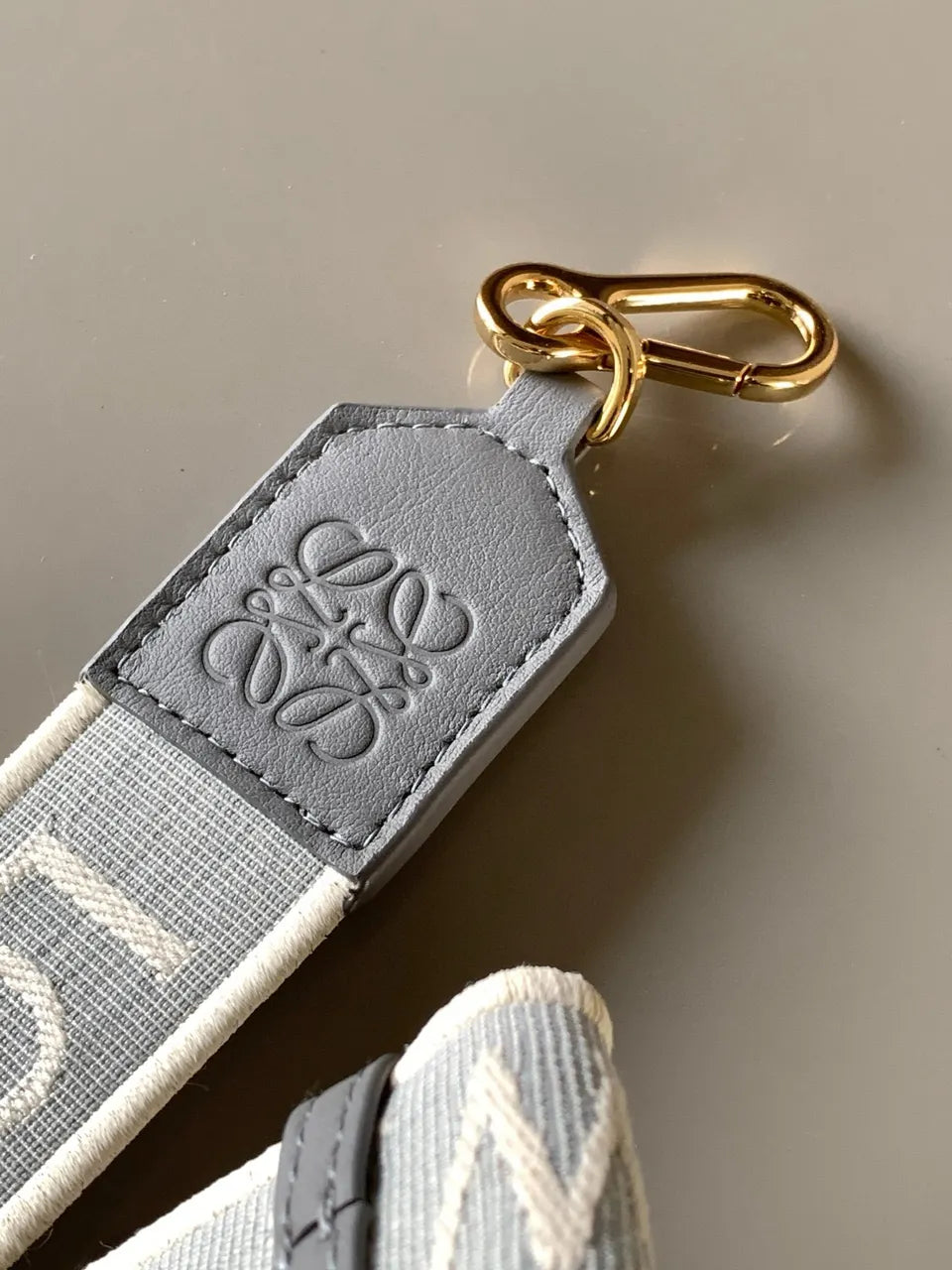 Loewe Light Blue Woven Bag Strap - Hình 5