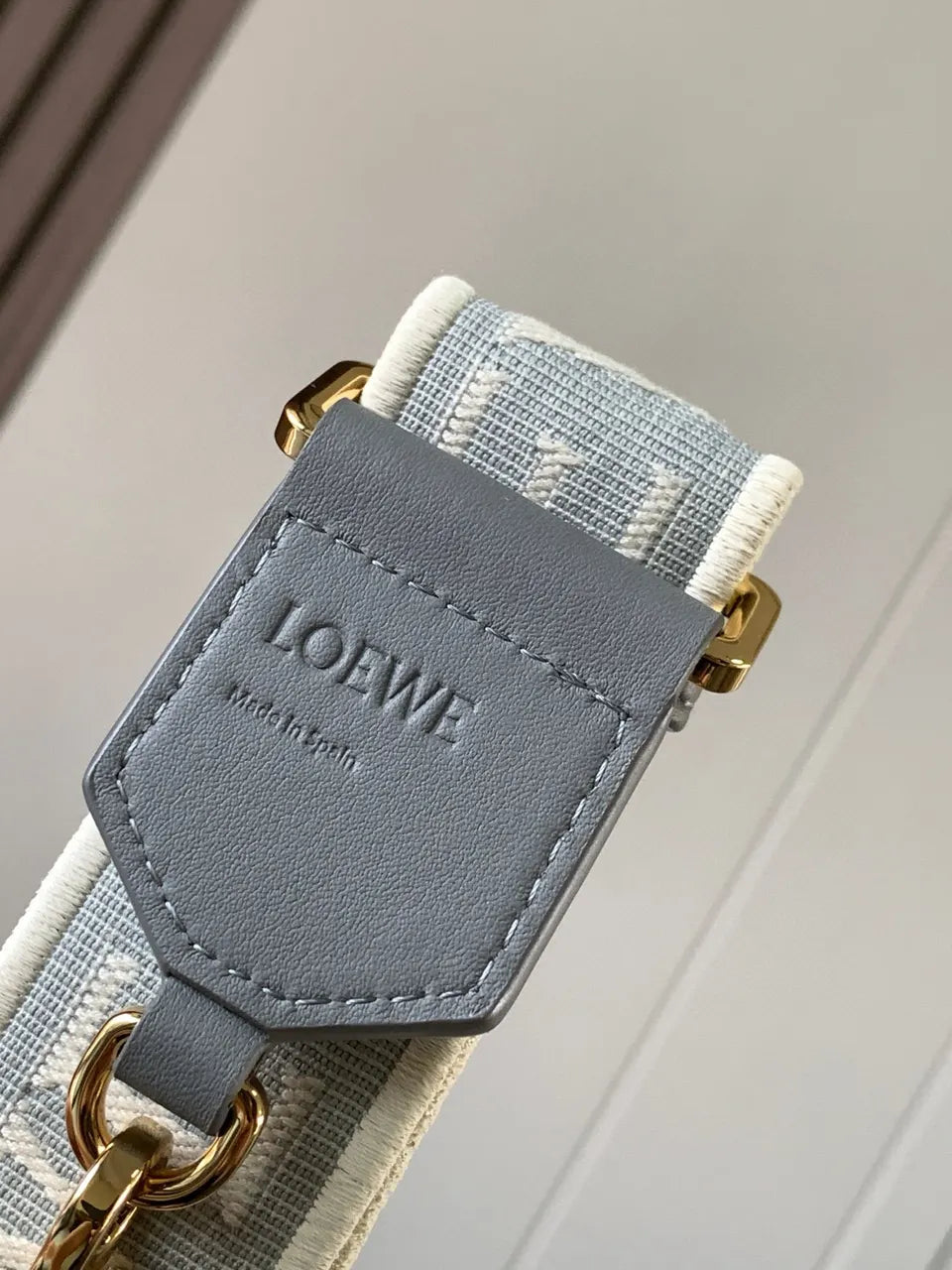 Loewe Light Blue Woven Bag Strap - Hình 2