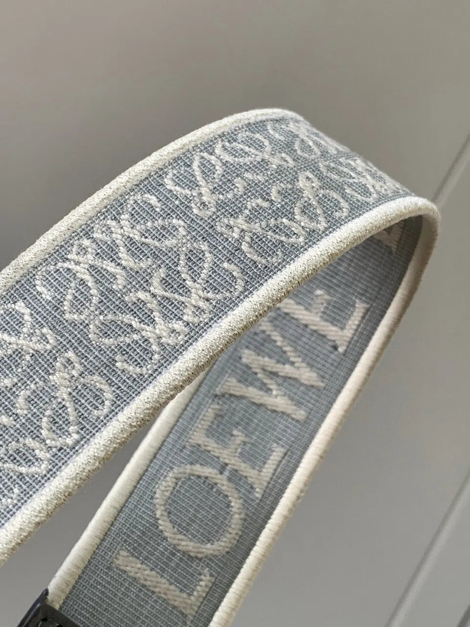 Loewe Light Blue Woven Bag Strap - Hình 6