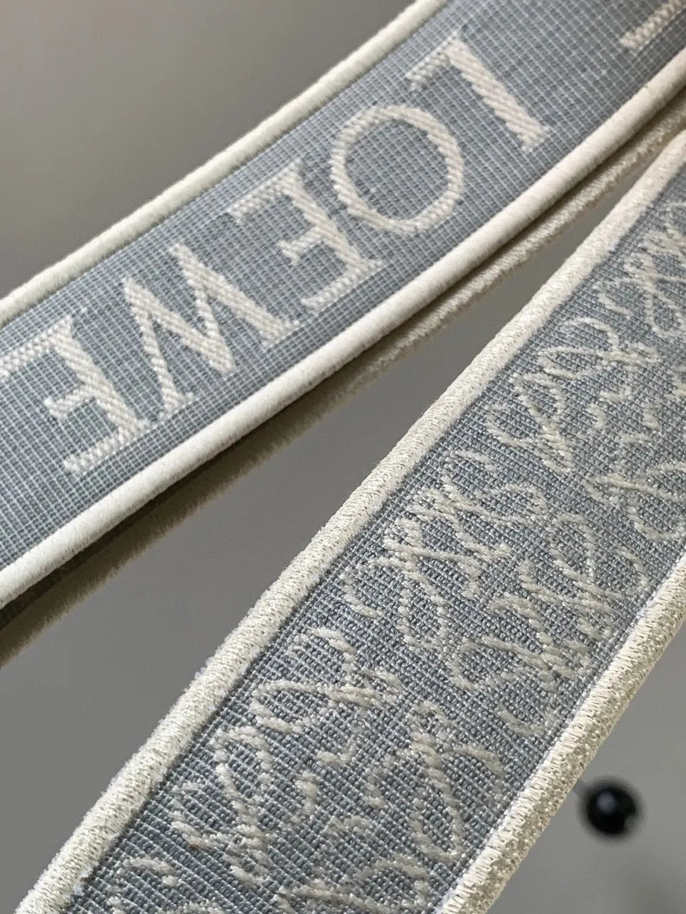 Loewe Light Blue Woven Bag Strap - Hình 4