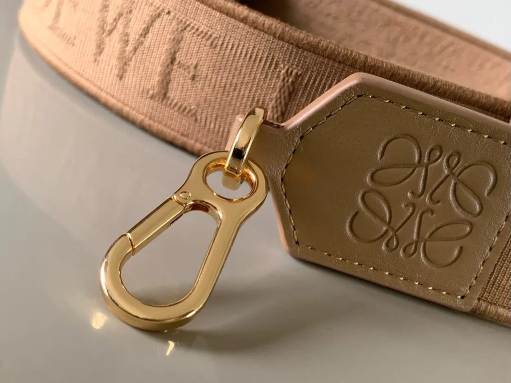 woven Loewe Beige Logo Strap - Hình 9