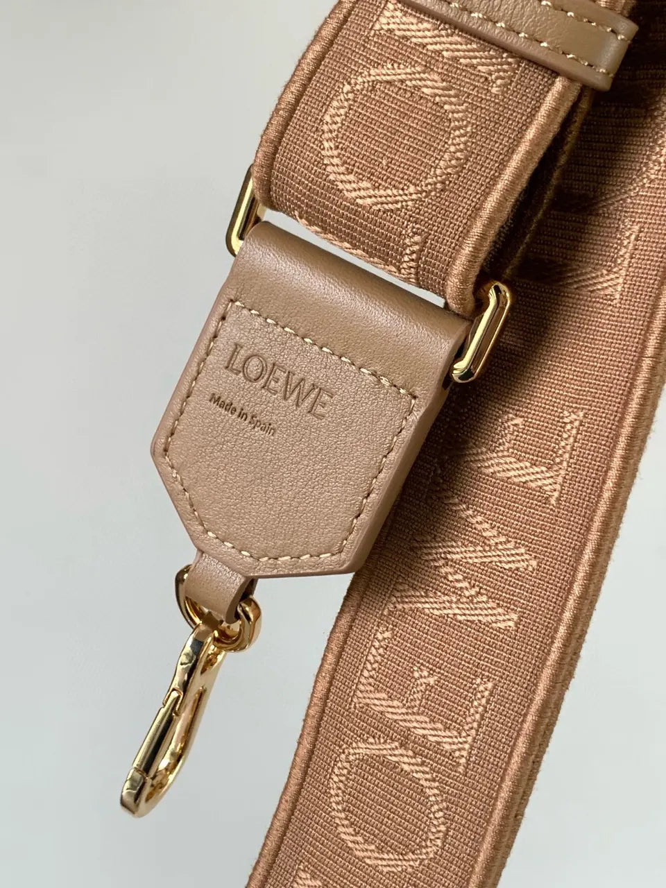 woven Loewe Beige Logo Strap - Hình 5
