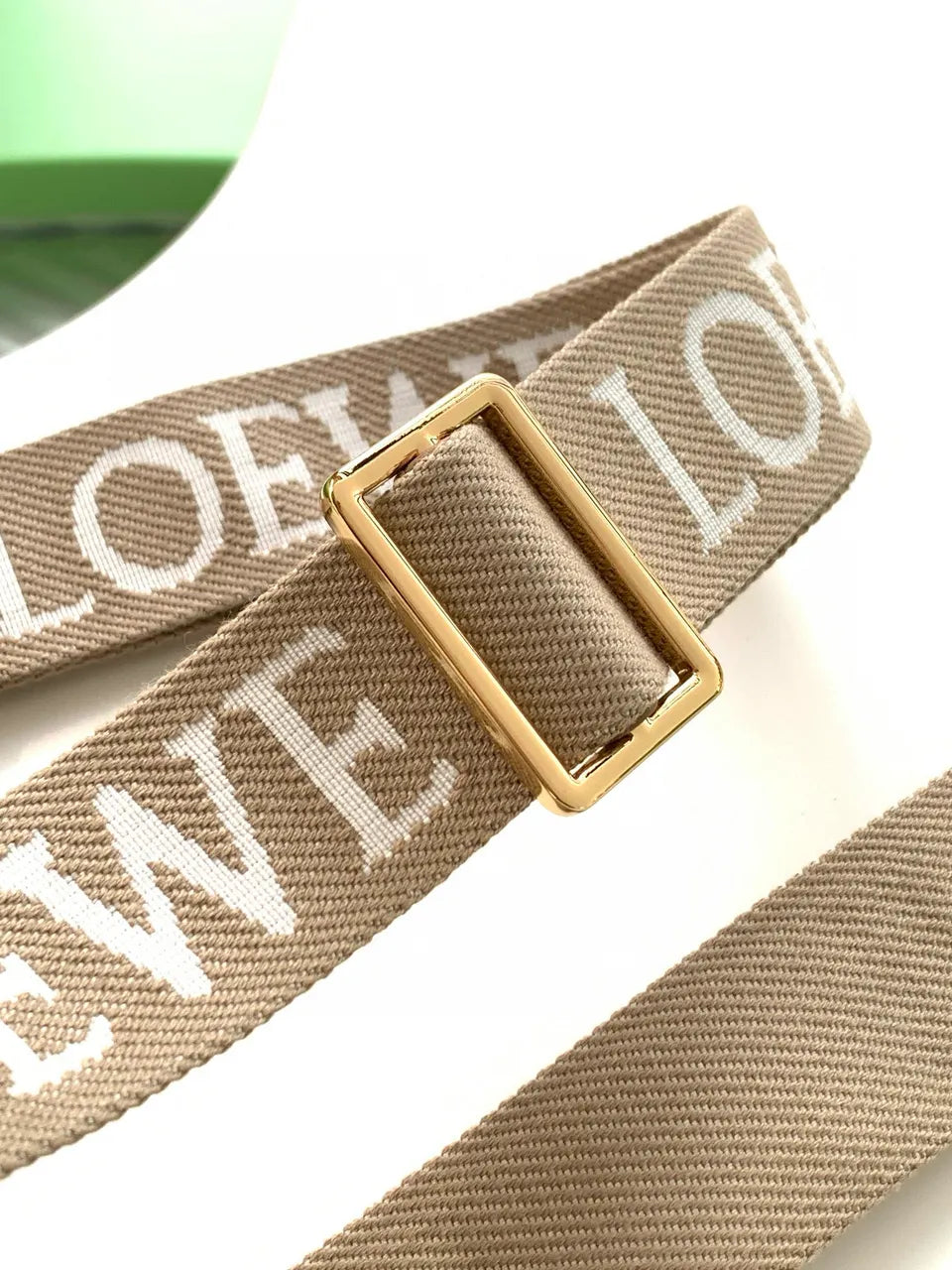 canvas Loewe Beige Logo Strap - Hình 6