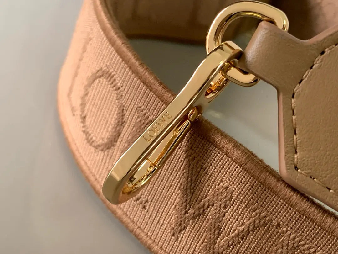woven Loewe Beige Logo Strap - Hình 8