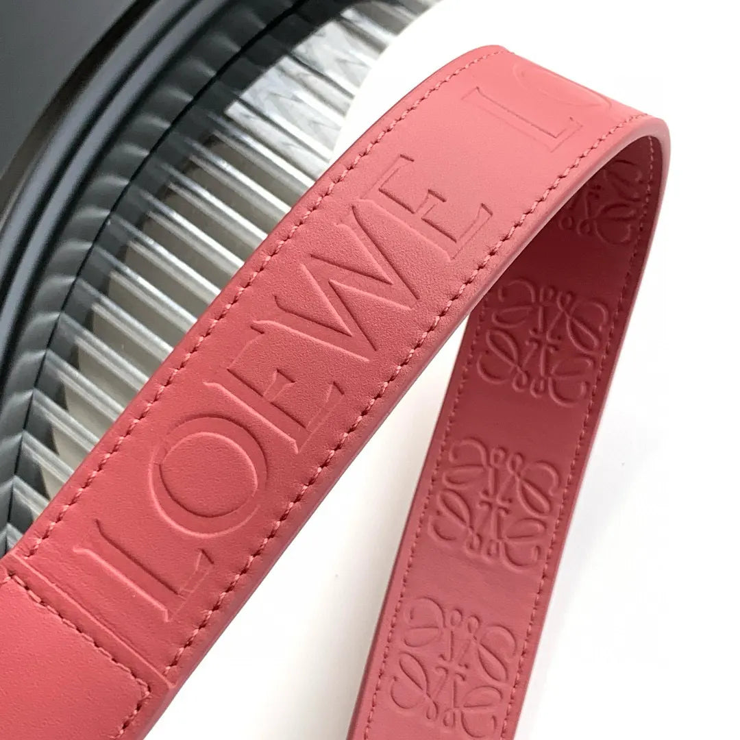 Loewe Pink Leather Shoulder Strap - Hình 4
